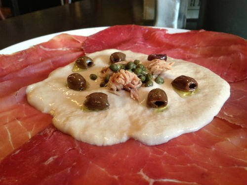 Bresaola "tonnata" senza maionese