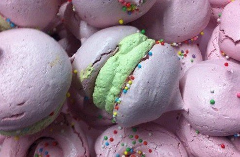Meringhe facili con panna