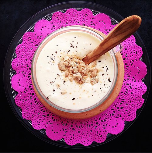 Crema al mascarpone, vaniglia e biscotti
