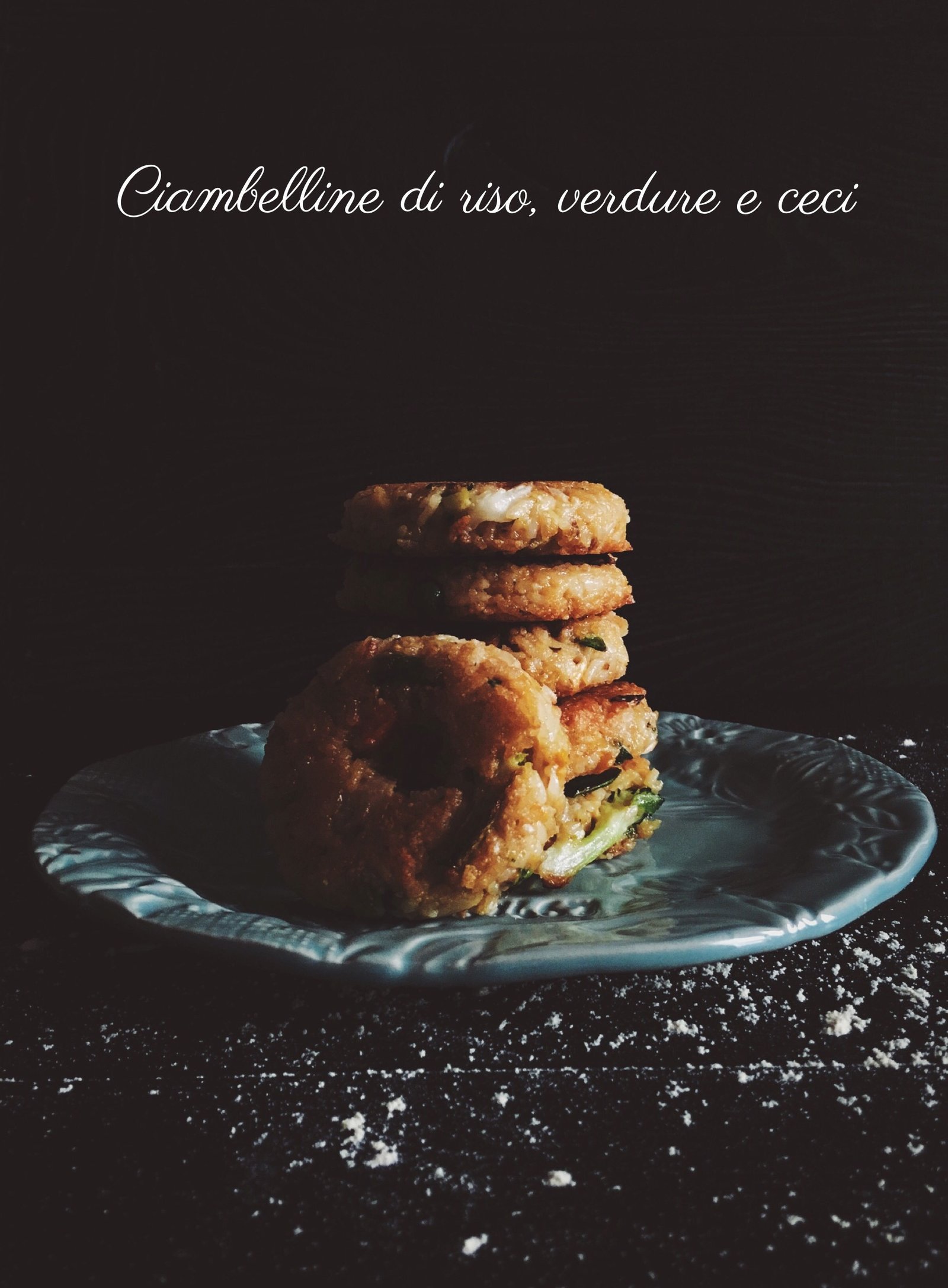 Ciambelline di riso, verdure e ceci